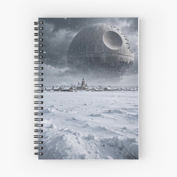 Item preview, Death Star Looming Over Winter Village designed and sold by Late Theory.