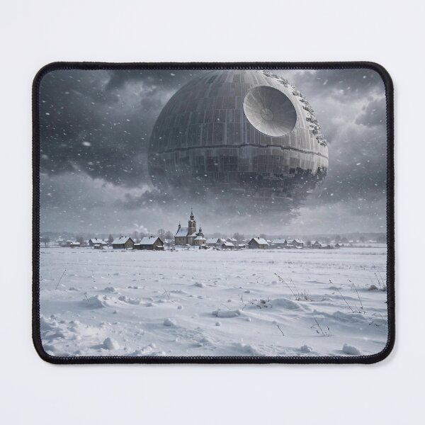 Item preview, Death Star Looming Over Winter Village designed and sold by Late Theory.