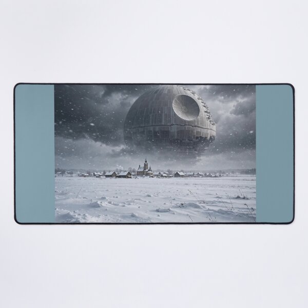 Item preview, Death Star Looming Over Winter Village designed and sold by Late Theory.