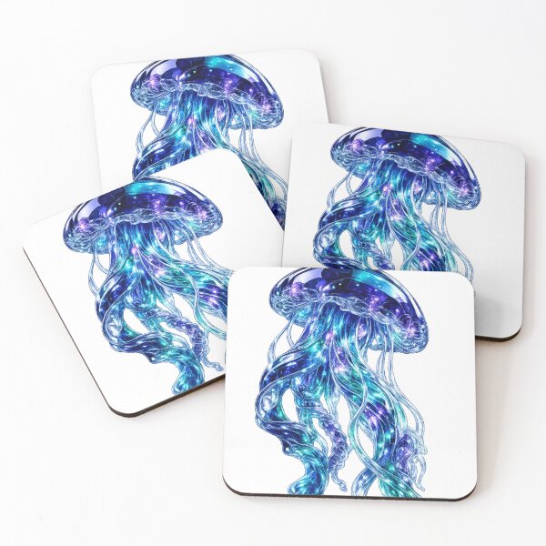 Item preview, Glass Galaxy Jellyfish Sculpture designed and sold by LiMarchee.