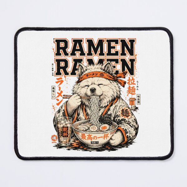 Item preview, Ramen Dog Funny Japanese Foodie Cute Dog Lover Ramen Lover Gift Tee designed and sold by NKWealthDesign.
