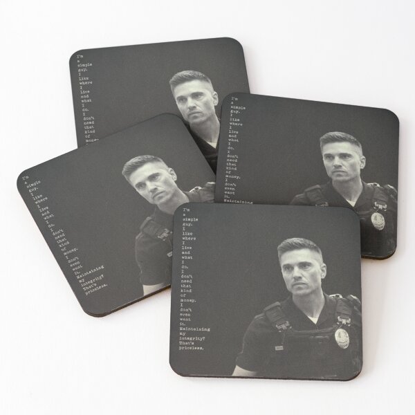 Item preview, Tim Bradford quote poster, sticker | The Rookie designed and sold by gottaloveseries.