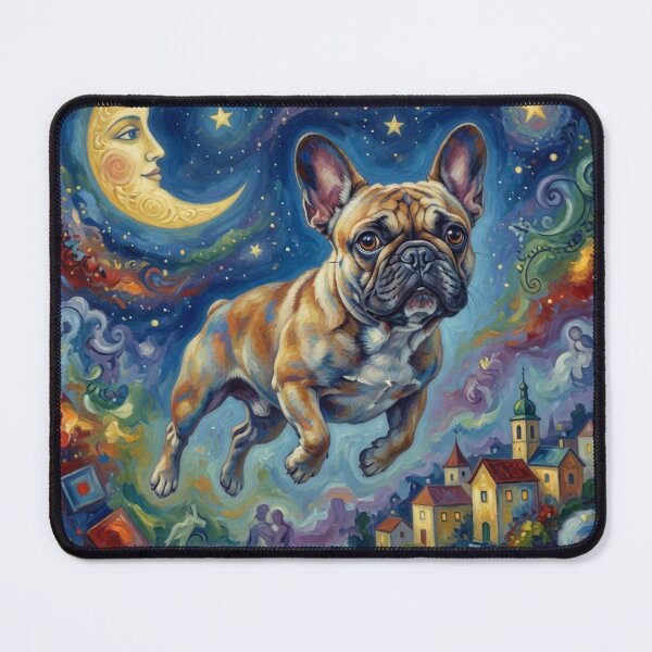 Item preview, Dreaming French Bulldog Under a Celestial Moon designed and sold by cipoprimo.