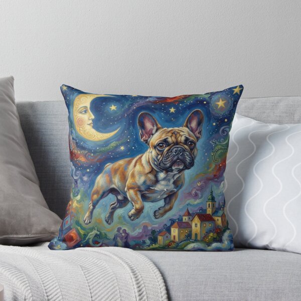 Item preview, Dreaming French Bulldog Under a Celestial Moon designed and sold by cipoprimo.