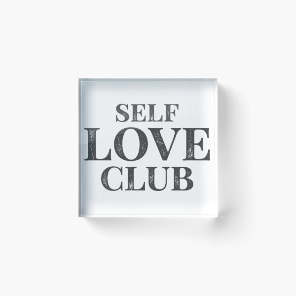 Item preview, Self Love Club Aesthetic Mental Health Typography designed and sold by hoille.