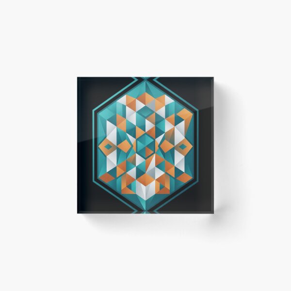Item preview, Retro Impossible Cube Optical Illusion designed and sold by truc6424.