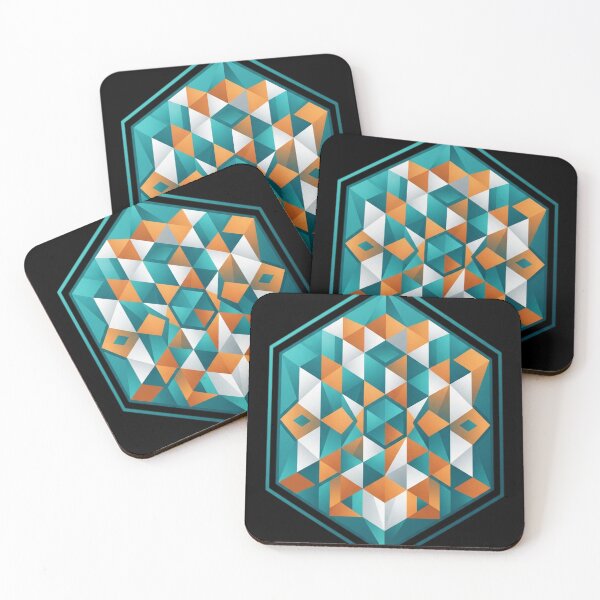 Item preview, Retro Impossible Cube Optical Illusion designed and sold by truc6424.