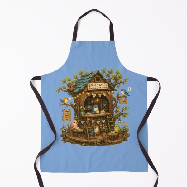 Item preview, Birdies Cafe Good Food Sweet Tweets Cute Treehouse Cafe Art designed and sold by Miheerala.