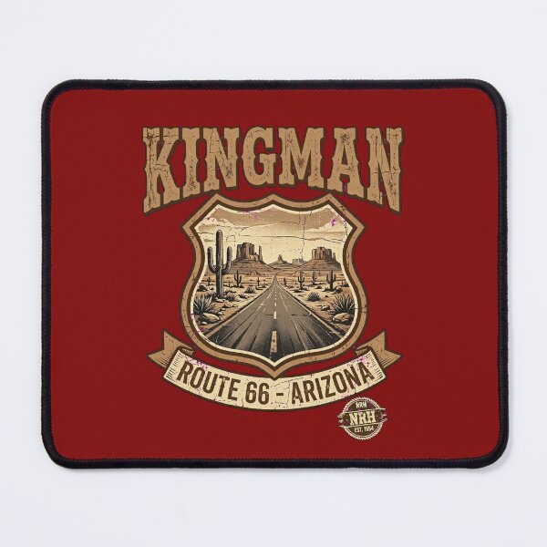Item preview, Vintage Route 66 Kingman Arizona Patch designed and sold by Normandy Road Heritage.