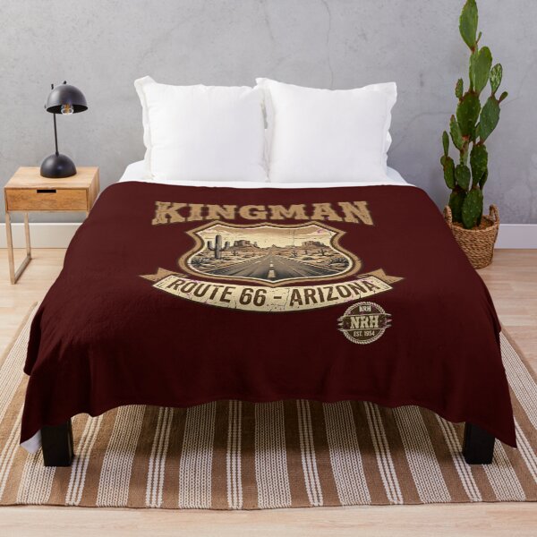 Item preview, Vintage Route 66 Kingman Arizona Patch designed and sold by Normandy Road Heritage.