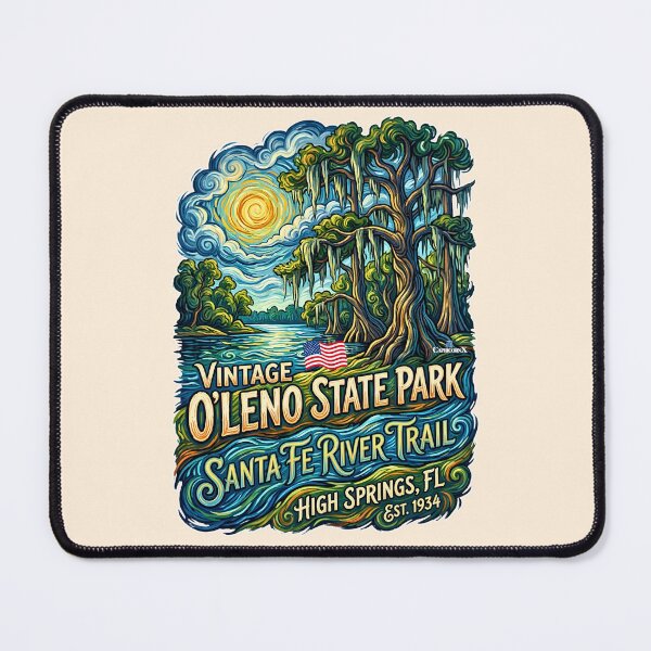 Item preview, Santa Fe River Trail Van Gogh designed and sold by EvergreenPark - Tee Studio.