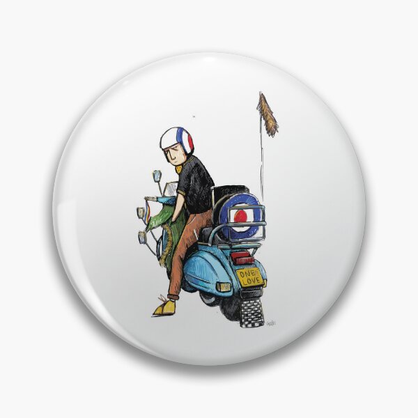Item preview, Classic Scooter | Retro Scooter Riders | Scooterist, Retro Mod Inspired Art designed and sold by GWARTGB.