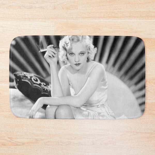 Item preview, Jazz age blond flapper smoking a cigarette fashion and glamour fine art vintage black and white photograph designed and sold by Astrid Arkhangelsky.