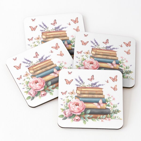 Item preview, Butterflies and Books in Bloom designed and sold by Soujji-Designs.