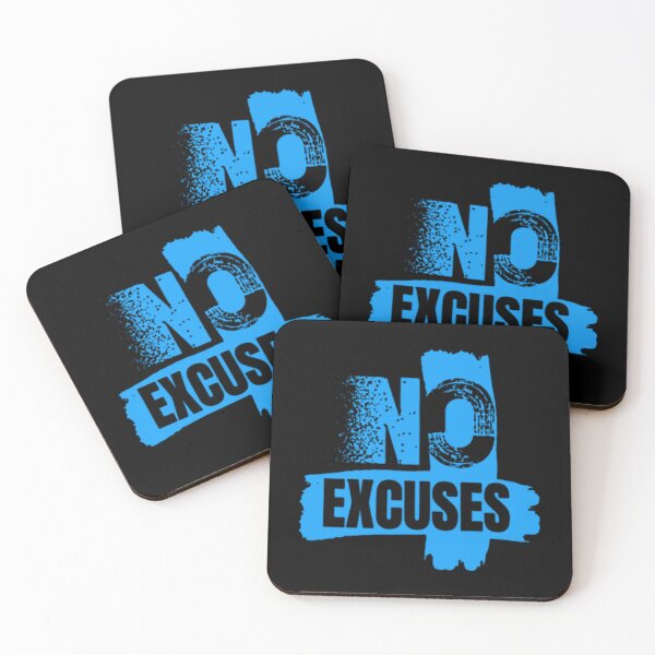Item preview,  NoExcuses – MotivationBlue Grunge designed and sold by Wawan35200.