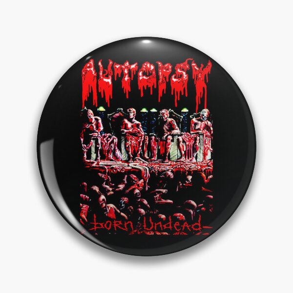 Item preview, Death Metal Skull With Blood Typography designed and sold by DeadTired666.