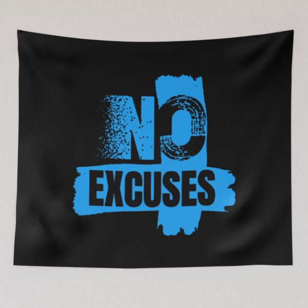 Item preview,  NoExcuses – MotivationBlue Grunge designed and sold by Wawan35200.
