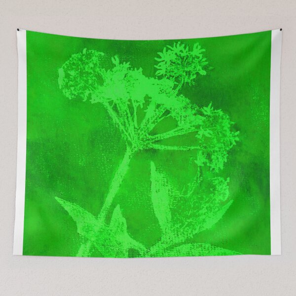 Item preview, Cow Parsley Neon Lime Green - Wild Flower Range designed and sold by BenitaJayne.
