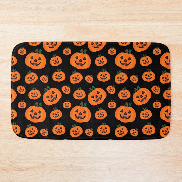 Item preview, Halloween Pumpkins Design, Orange and Black Pumpkin Halloween Pattern designed and sold by bestggraphico.