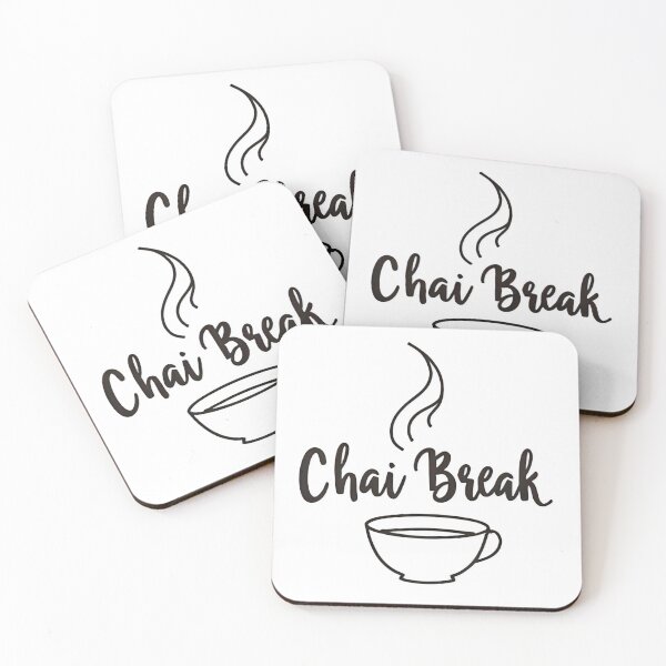 Item preview, Chai Break Funny Indian Coffee Lover Gift Design designed and sold by HELLO TIGER.