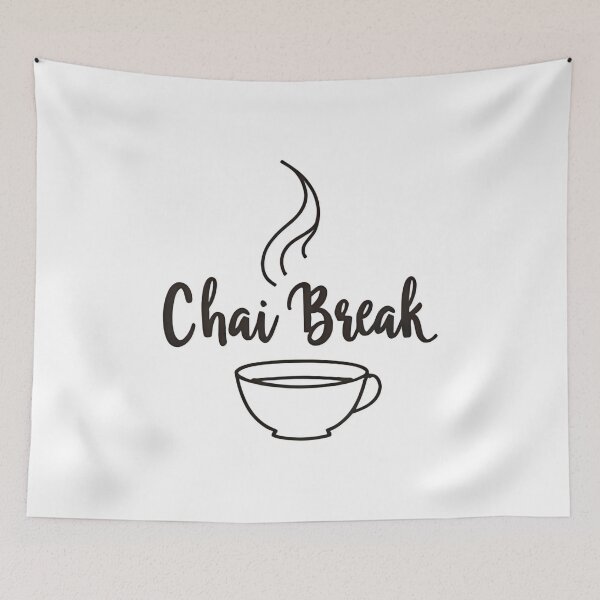 Item preview, Chai Break Funny Indian Coffee Lover Gift Design designed and sold by HELLO TIGER.