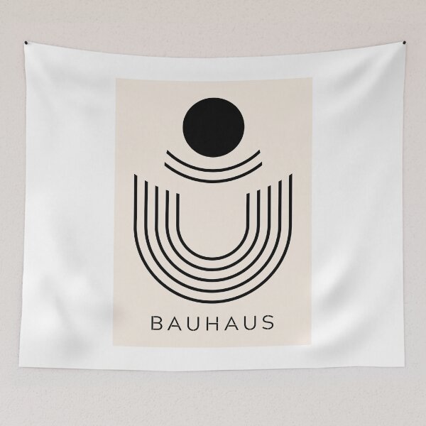 Item preview, Bauhaus Inspired Minimalist Arch & Sun – Modern Geometric Abstract Line Art designed and sold by BanSosGakCairR.