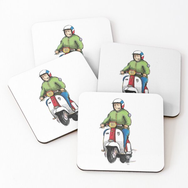 Item preview, Classic Scooter | Retro Scooter Riders | Scooterist, Retro Mod Inspired Art designed and sold by GWARTGB.