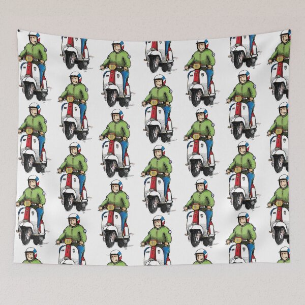 Item preview, Classic Scooter | Retro Scooter Riders | Scooterist, Retro Mod Inspired Art designed and sold by GWARTGB.
