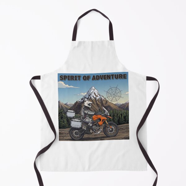 Item preview, Spirit of Adventure Cartoon ADV Rider - Snow Capped Mountain designed and sold by Wild Studio Designs.