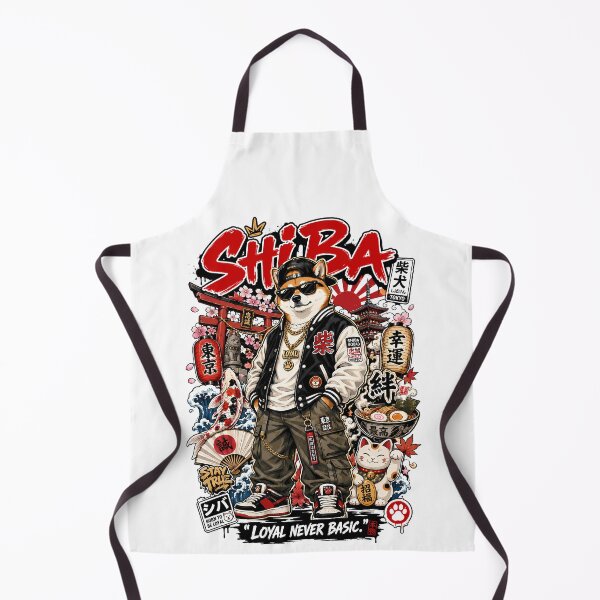 Item preview, Hip Hop Shiba Japanese Streetwear Poster Graphic Design designed and sold by Tong4130.