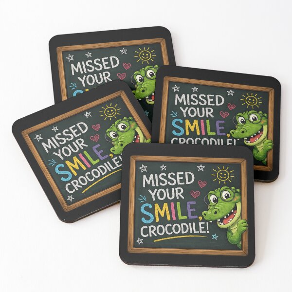 Item preview, Missed Your Smile Crocodile Funny Back to School Teacher Shirt designed and sold by La-Nuna.