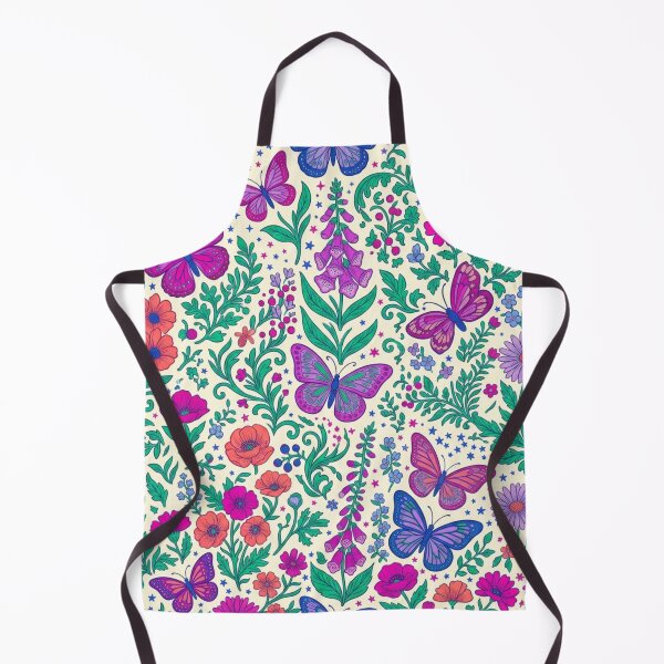 Item preview, Colorful Butterfly Floral Garden Seamless Pattern designed and sold by FashioonTrends.