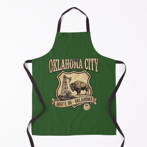 Item preview, Vintage Route 66 Oklahoma City bison patch designed and sold by Normandy Road Heritage.