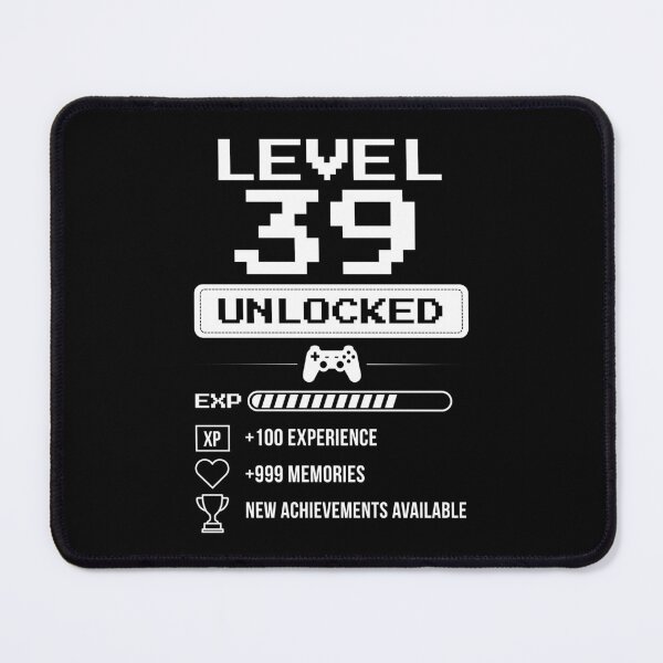 Item preview, Level 39 Unlocked birthday gift designed and sold by NumbersFort.