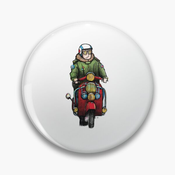 Item preview, Classic Scooter | Retro Scooter Riders | Scooterist, Retro Mod Inspired Art designed and sold by GWARTGB.