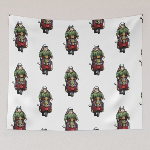 Item preview, Classic Scooter | Retro Scooter Riders | Scooterist, Retro Mod Inspired Art designed and sold by GWARTGB.
