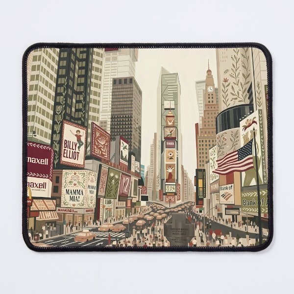 Item preview, New York City Daily Traffic in the main street designed and sold by Arch & Avenue.