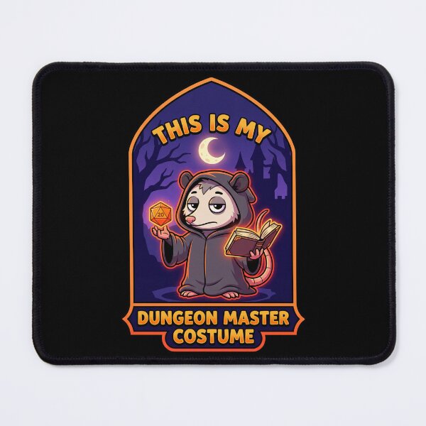 Item preview, This Is My Dungeon Master Costume - Funny Halloween Opossum designed and sold by Mildly Mystic.