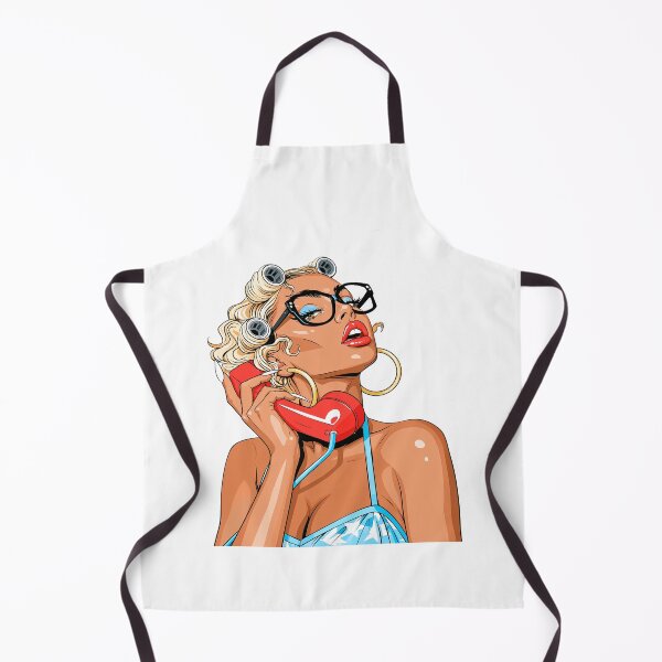 Item preview, Stylish woman with a phone, retro style, 70s designed and sold by TanyaLovus.