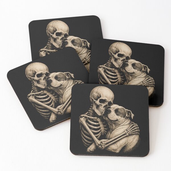 Item preview, Eternal Bond Between Skeleton and Dog Halloween designed and sold by rafaeltto.