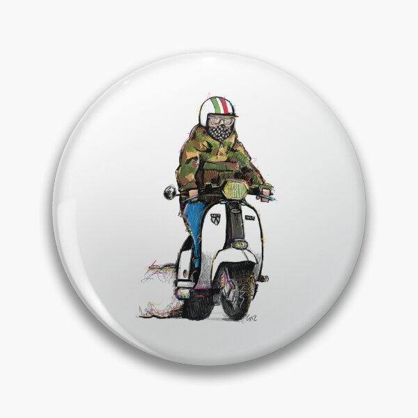 Item preview, Classic Scooter | Retro Scooter Riders | Scooterist, Retro Mod Inspired Art designed and sold by GWARTGB.