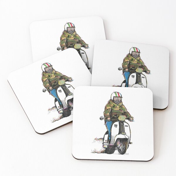 Item preview, Classic Scooter | Retro Scooter Riders | Scooterist, Retro Mod Inspired Art designed and sold by GWARTGB.
