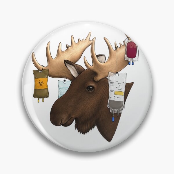 Item preview, Chemo Moose "Chemoose" designed and sold by Apath-Allo.