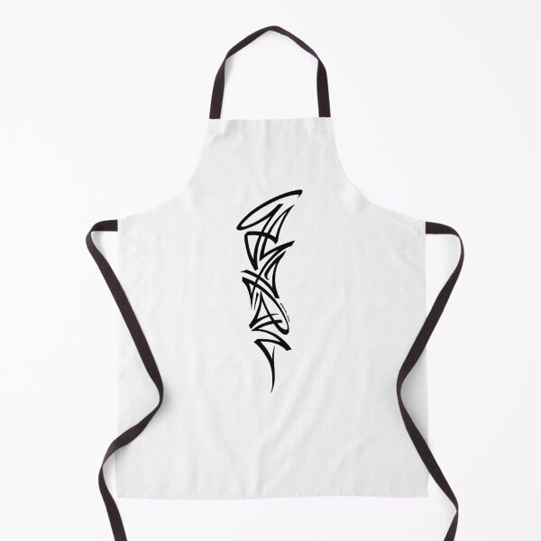 Item preview, Abstract Calligraffiti Tribal Tattoo Brush Strokes Cyberpunk Design designed and sold by elmuna.