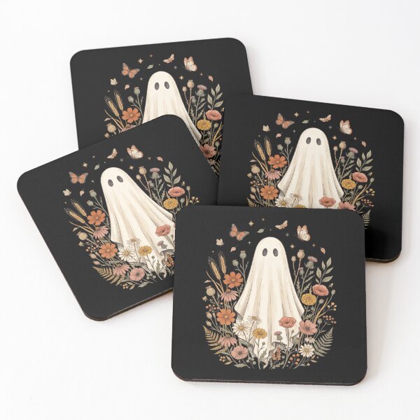 Item preview, Floral Garden Ghost Autumn Wildflowers designed and sold by Roy & Tiffany.