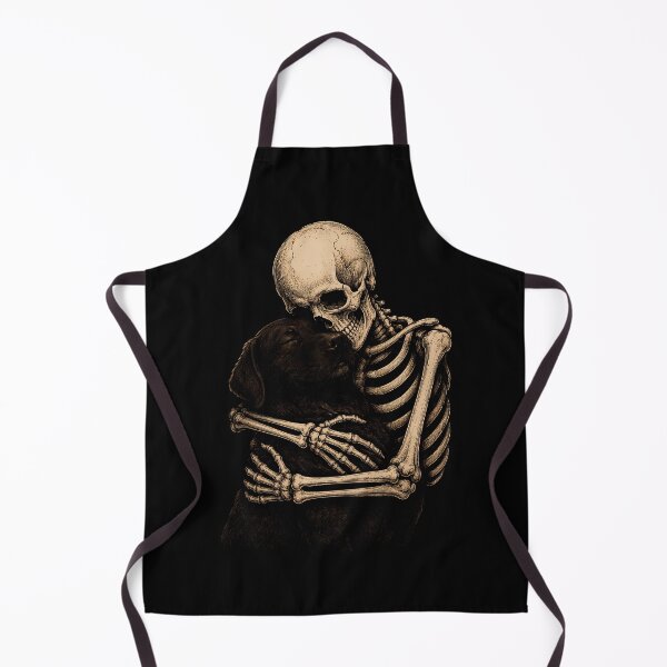 Item preview, Skeleton and Dog Embrace Graphic Design Halloween designed and sold by rafaeltto.