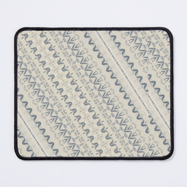 Item preview, Blue Geometric Stripe Pattern – Diagonal Tribal Boho Print designed and sold by FawnFeatherCo.