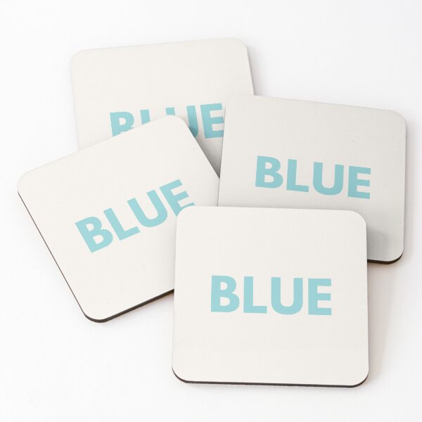 Item preview, BLUE Typography in Pastel Blue designed and sold by GemsAnatomy.