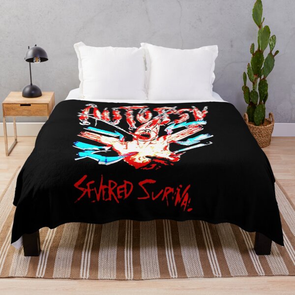 Item preview, Extreme Metal Red Typography Severed Survival designed and sold by DeadTired666.