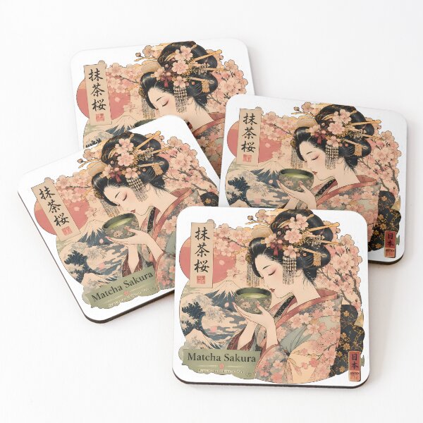 Item preview, Matcha Sakura – Japanese Ukiyo-e Art designed and sold by Maccha-Store16.